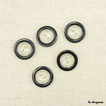 Bouton "Cristallin coupelle" 23 mm 2