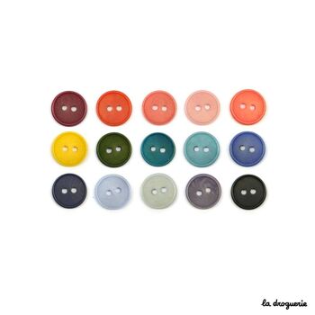 Bouton "Confetti corozo" 13 mm 1