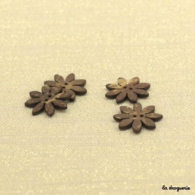 Button "Coco daisy flower" 20 mm