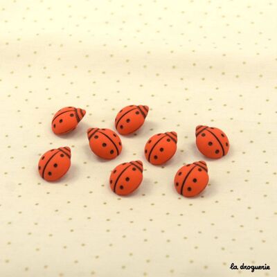 Botón "Ladybug, la bestia de los lunares" 14 mm