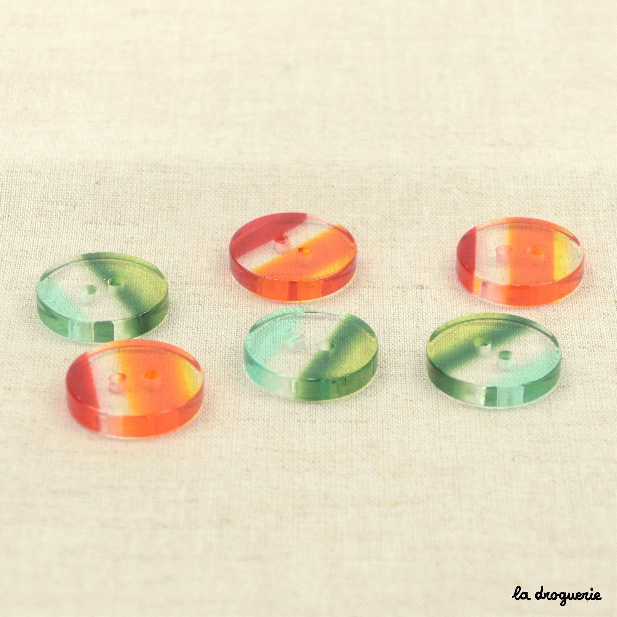 Knopf „Cocktail rund 2 Löcher“ 22 mm