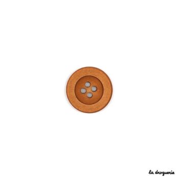 Bouton "Champ de coton 4 trous" 20mm 15