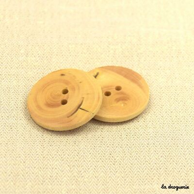 “2-hole pawn boxwood” button 31 mm