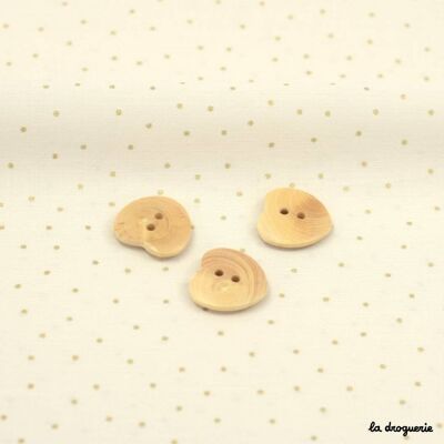 “Boxwood heart” button 18 mm