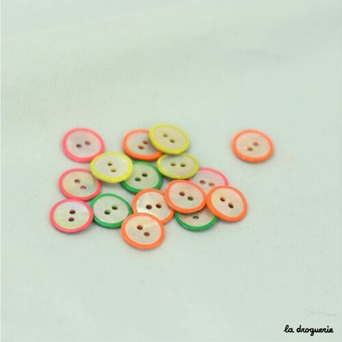 Bouton "Akoya Saturday night fever" 12 mm - Bouton 12 mm