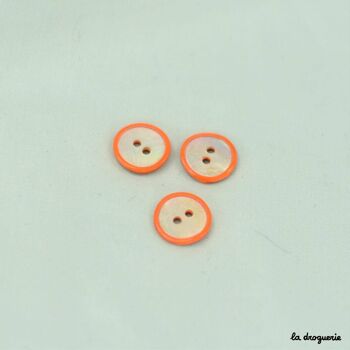 Bouton "Akoya Saturday night fever" 12 mm - Bouton 12 mm 5