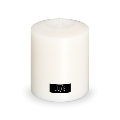 LUXE Classic candela permanente / portacandela (80x90 mm)