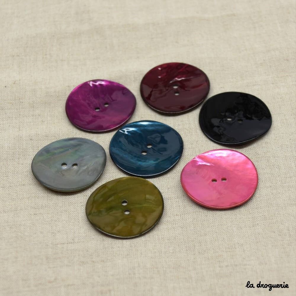 Bouton "Akoya lumineux rond" 34 mm