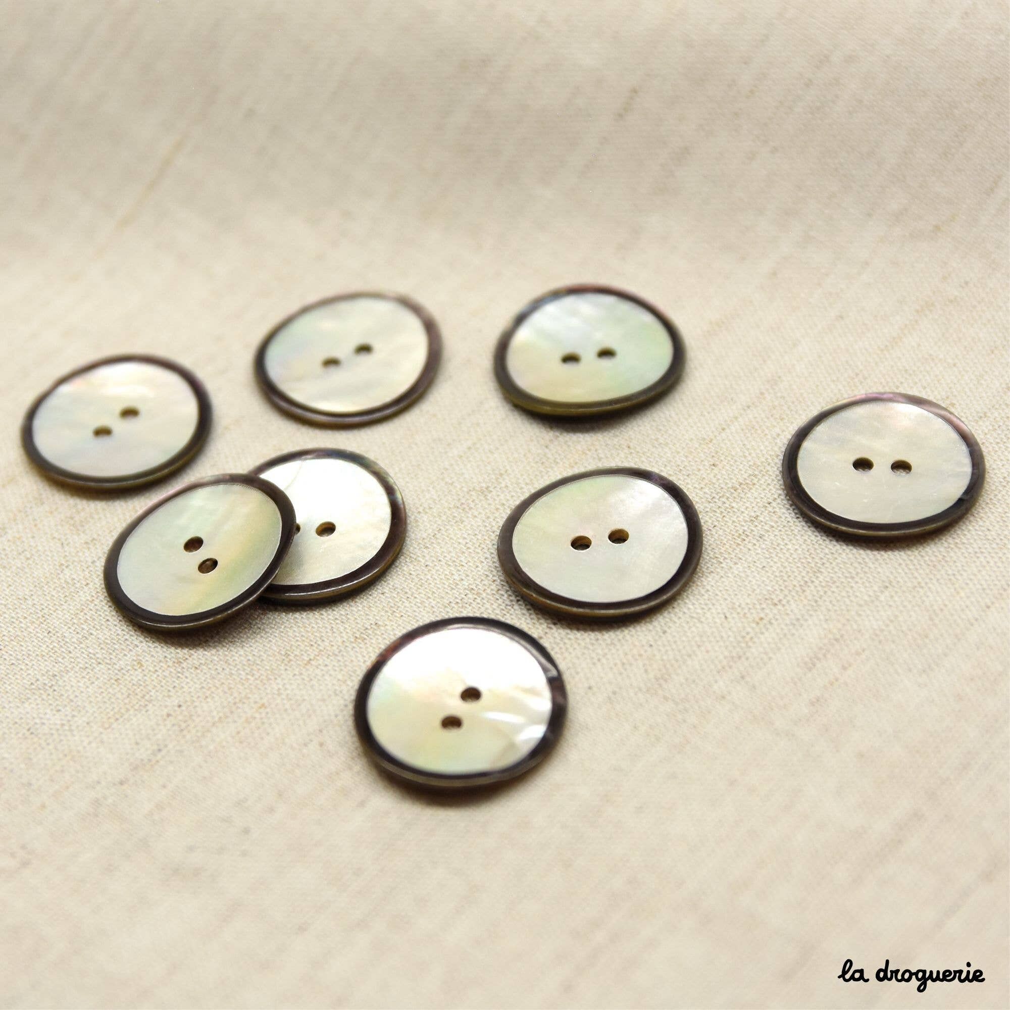 Knopf „Akoya-Düne eingekreist“ 22 mm