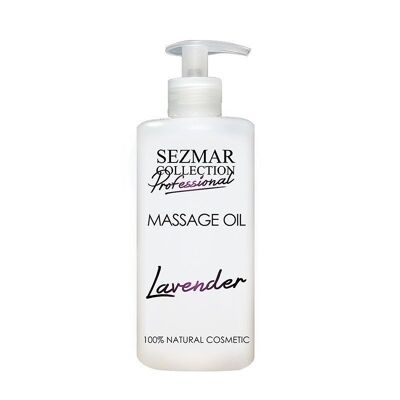 Professionelles Massage-Körperöl Lavendel – 100 % natürlich, 500 ml