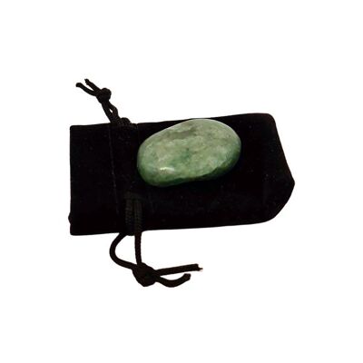 Avventurina verde - Cristallo di pietra del pollice di preoccupazione