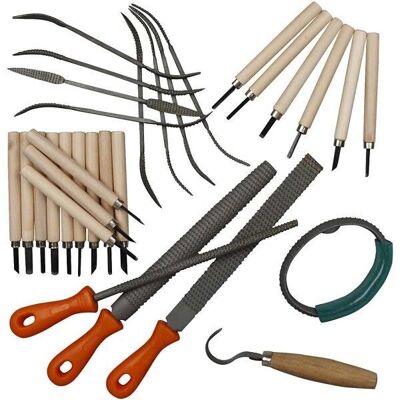 Kit de herramientas para esteatita - 31 piezas