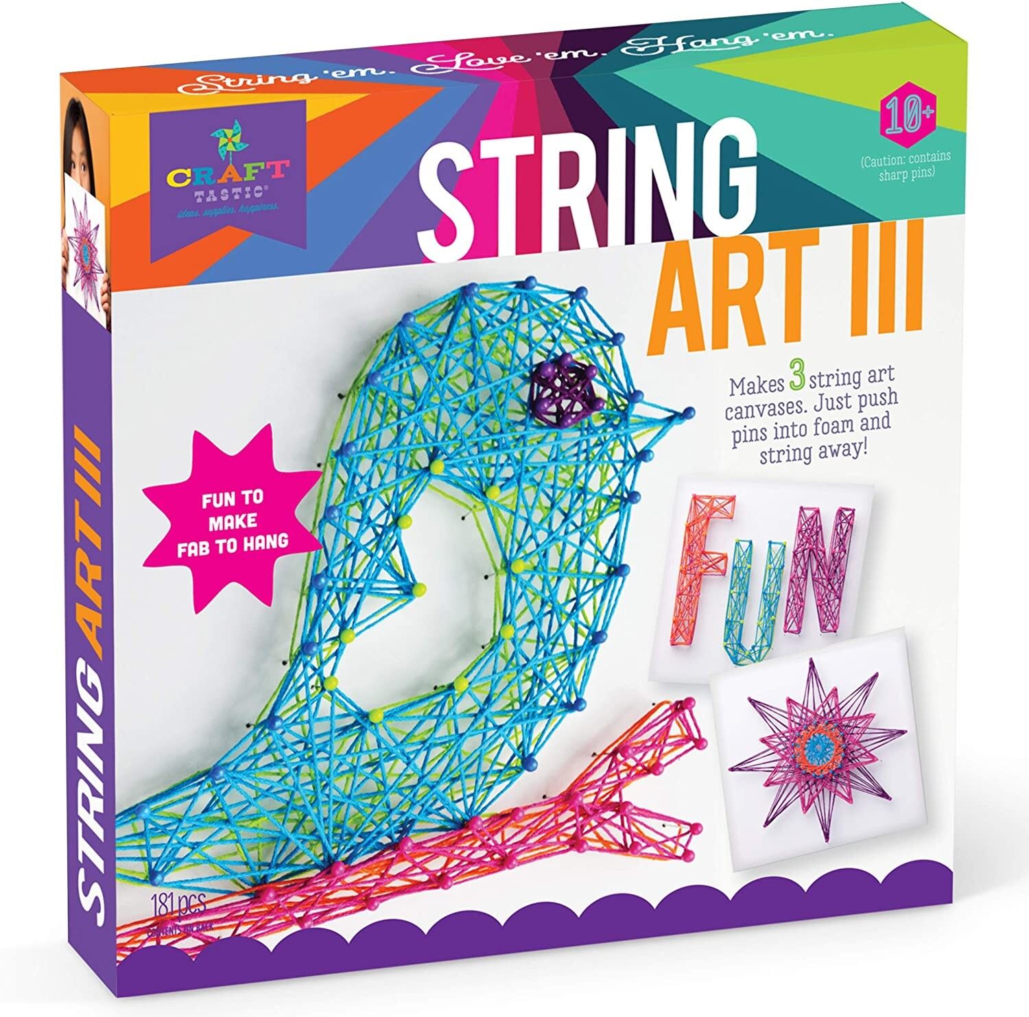 KIT CRAFT-TASTIC STRING ART IV (UCCELLO)