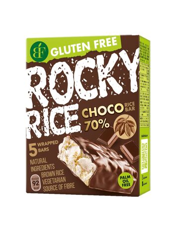 ROCKY RICE 5 BAR CHOC NOIR X 10 1