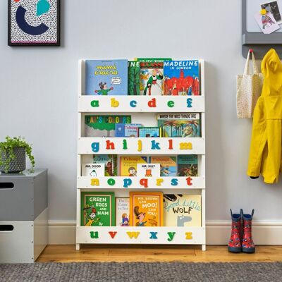 Tidy Books Alphabet Wall Bookcase