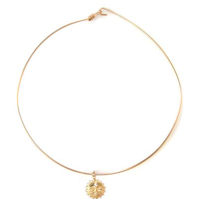 Pulsera de oro sol | collar de oro | joyas de oro | 14k lleno de oro