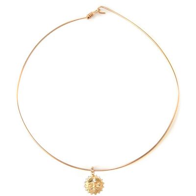 Sun gold bangle bracelet | gold necklace | gold jewelry | 14k gold filled