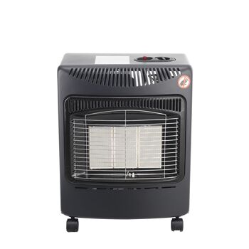 Vivre et chez soi 4.Chauffage à gaz Mobile Calor, petit meuble 2kw, intérieur, Portable, en céramique, Piezo Butane, noir 6