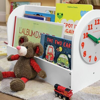 The Tidy Books book box with clock