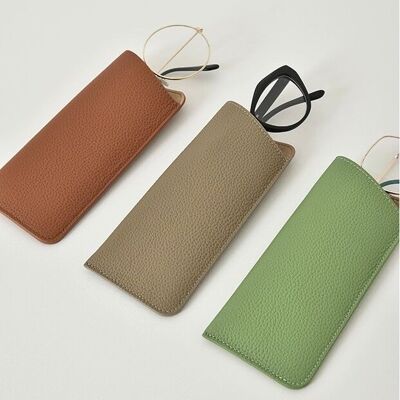 Colourful Genuine Leather Sunglasses Eyewear Case 03