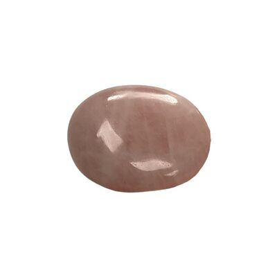 Quarzo rosa - Cristallo di pietra di palma - Ovale - 5-7 cm