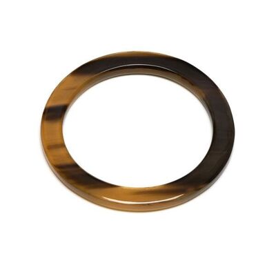 Brown Natural flat horn Bangle