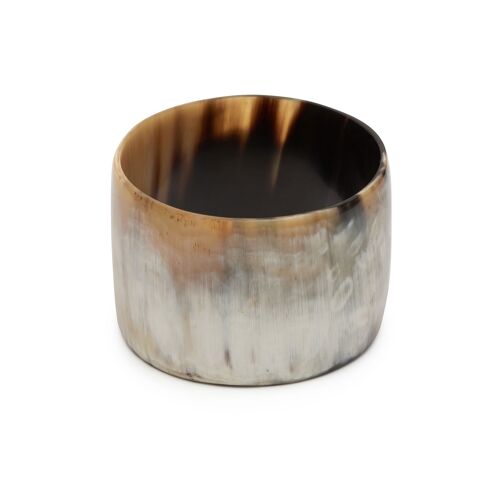 White Natural Wide horn Bangle