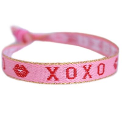 Bracciale intrecciato xoxo