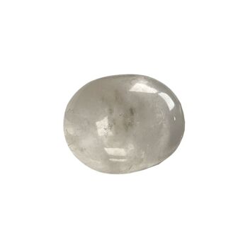 Quartz clair - Cristal de pierre de palme - Ovale - 5-7 cm 1