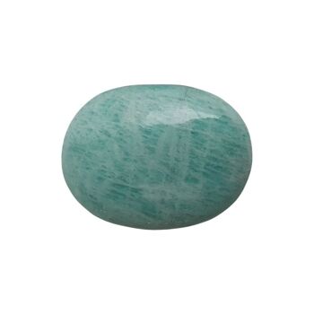 Amazonite - Cristal de pierre de palmier - Ovale - 5-7 cm 1