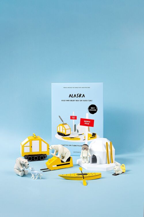 Kit créatif DIY 3D Alaska cadeau DIY-idée cadeau originale