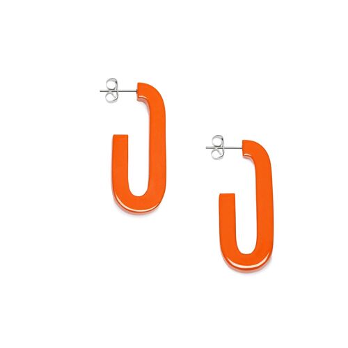 Oblong horn hoop - Orange