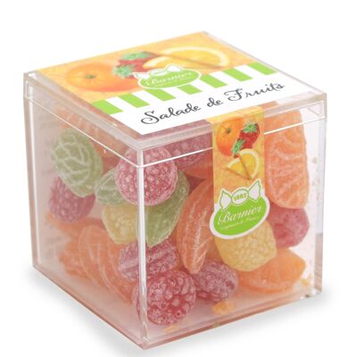 Cube Frosted Fruit Salad Candy