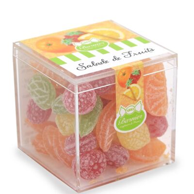 Cube Frosted Fruit Salad Candy