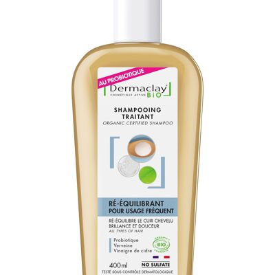 Rebalancing Shampoo with Probiotic - Certified ORGANIC * - 400 ml