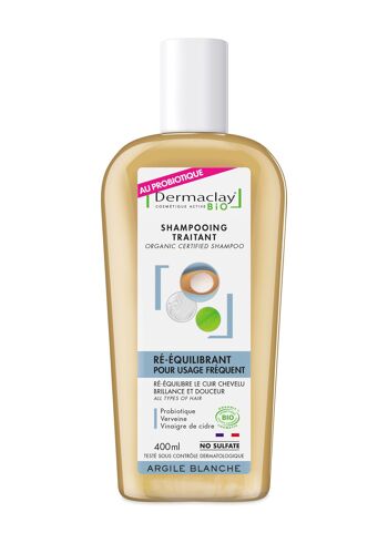 Shampoing Ré-équilibrant au Probiotique - Certifié BIO * - 400 ml