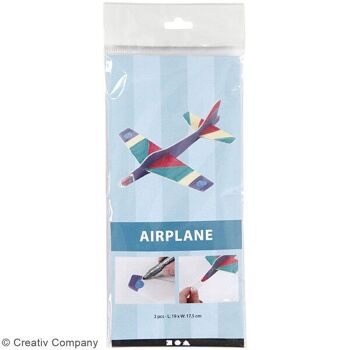 Kit activité enfant - Avions planeurs - 19 x 17,5 cm - 2 pcs 3