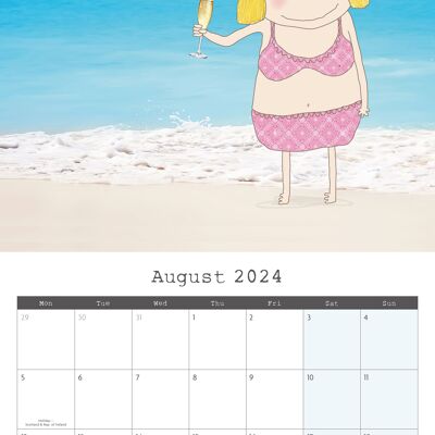 Rosie Made A Thing 2024/2025 Akademischer 17-Monats-Wandkalender