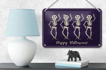 Panneau en étain Halloween 18x12cm, décoration du festival Happy Halloween 4