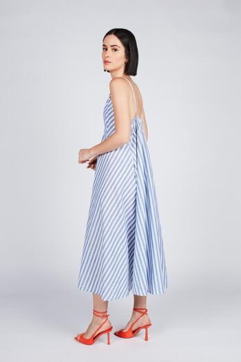 Robe midi rayée 7