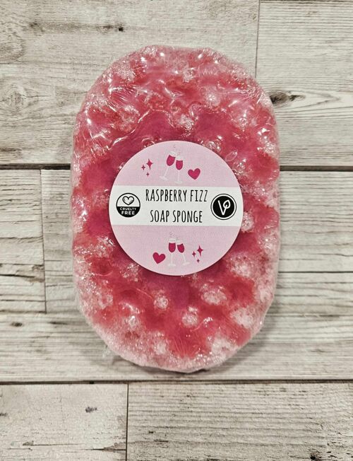 Raspberry Fizz Exfoliating Soap Sponge