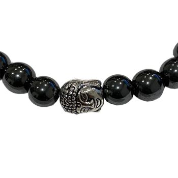 Bracelet Bouddha - Hématite 2