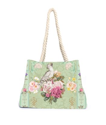 Sac de Plage Vintage Flora