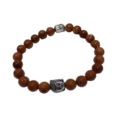 Pulsera Buda - Piedra Dorada