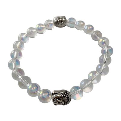 Buddha Bracelet - Aura Quartz