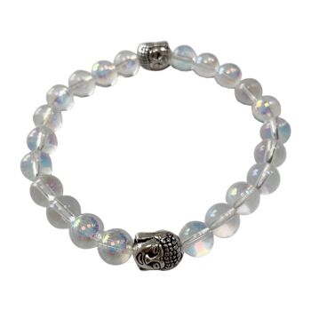 Bracelet Bouddha - Aura Quartz 1