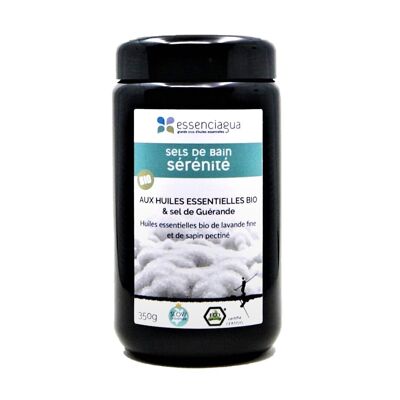 Serenity bath salts (350 gr) | Organic, Artisanal, Made In France