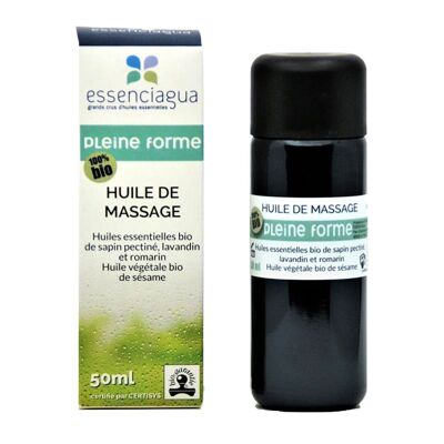 Huile de massage Pleine Forme (50 ml) | Bio, Artisanal, Made In France