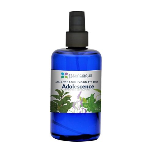 Mélange d'hydrolats aromatiques Adolescence (250 ml) | Bio, Artisanal, Made In France