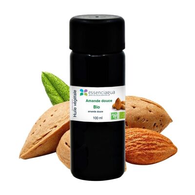 Sweet Almond Vegetable Oil (100 ml) | Organic, Artisanal, Made In France